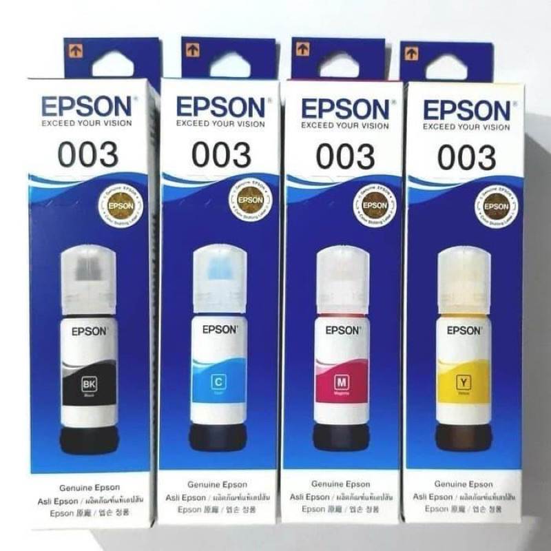 1 SET TINTA EPSON 003 ORIGINAL L1110/L3210/L3150/L5190