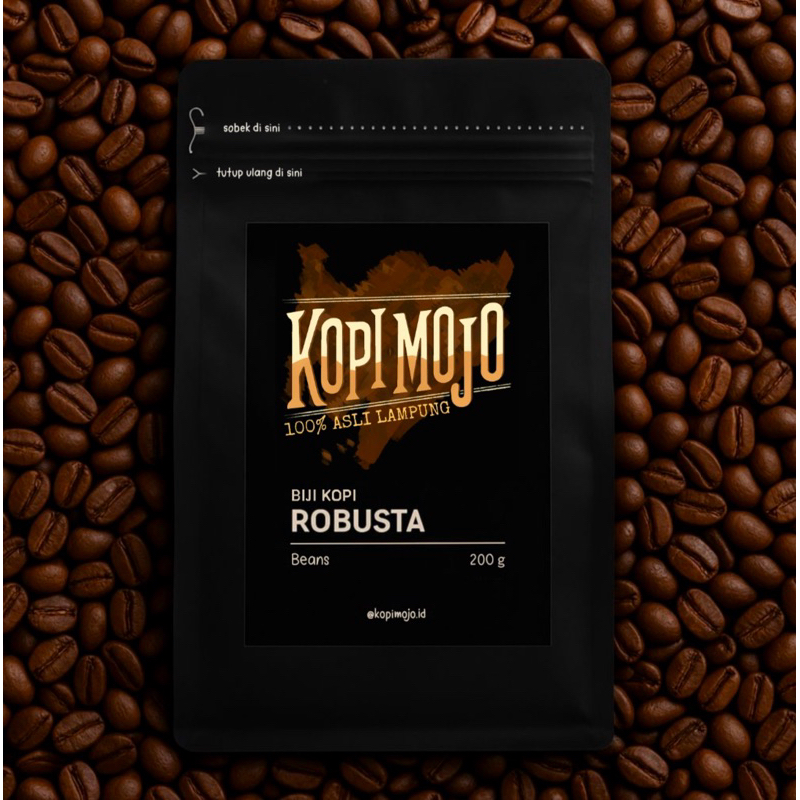 

KOPI MOJO - BIJI KOPI ROBUSTA 100% LAMPUNG 200gr