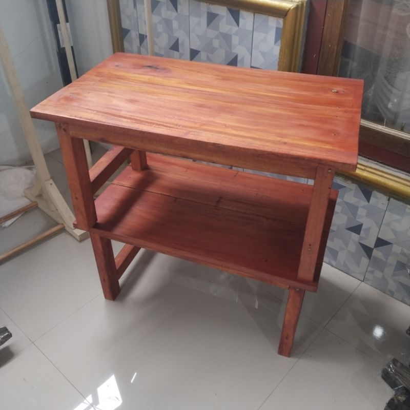 Meja lesehan kayu Meja komputer