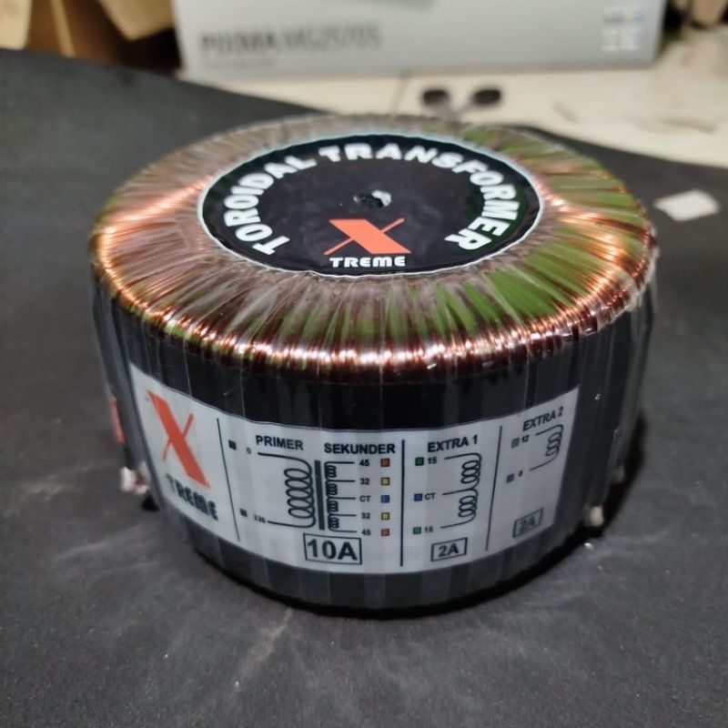 Trafo 10A CT 45V 32V Tembaga murni