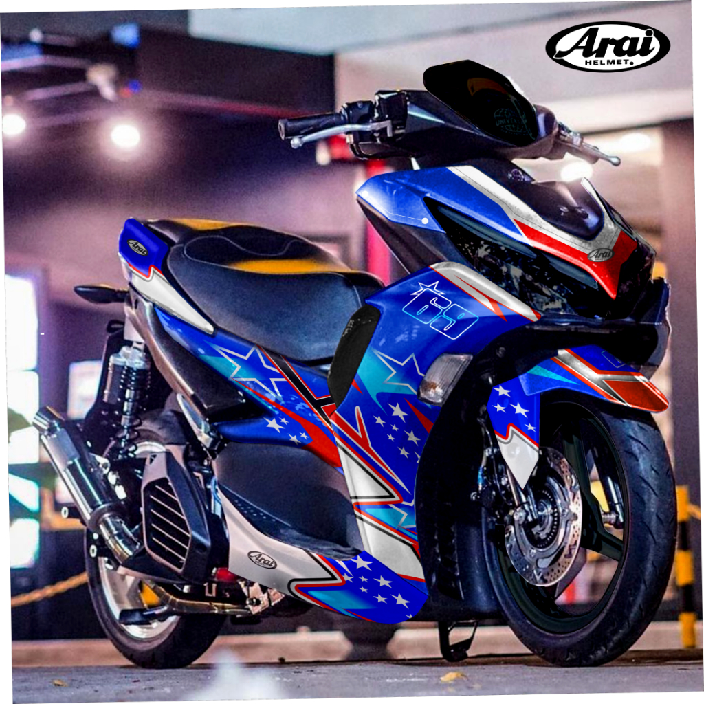 sticker decal aerox new/ Full Body ALL New Aerox Connected