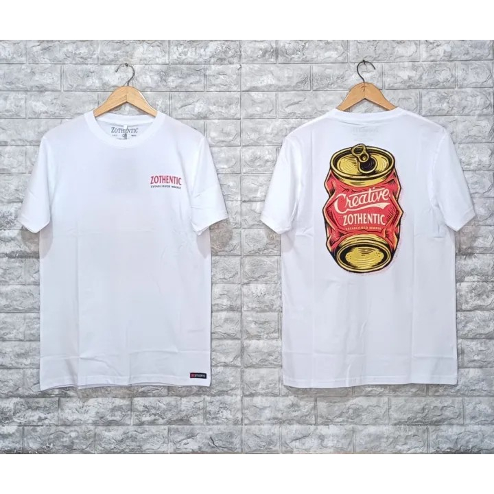 Kaos Distro Surf Zothentic Bahan 100% Combed 30s Unisex