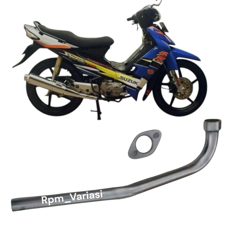 leheran knalpot stardart ori smash 110 pengganti yang keropos atau bocor