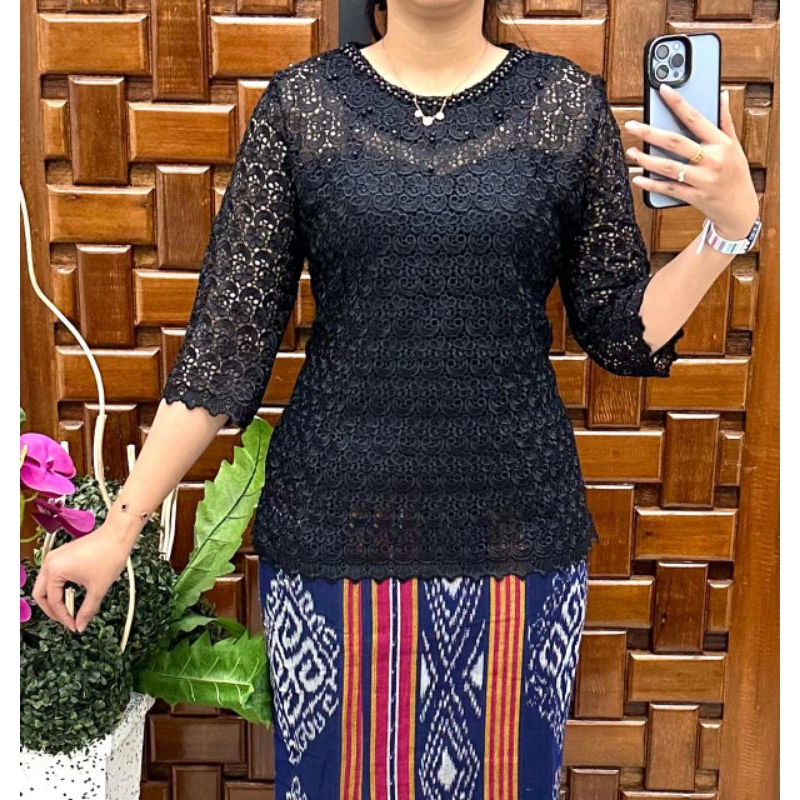 blus brokat hoki kd140