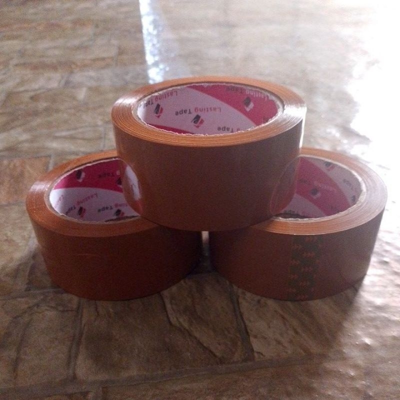

Lakban coklat/bening
