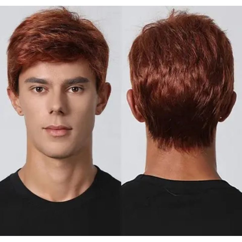 WIG PRIA SHORT HAIR WIG PRIA PENDEK WIG PRIA KOREAN STYLE WIG PRIA TRENDY TERBARU WIG PRIA MURAH PRE