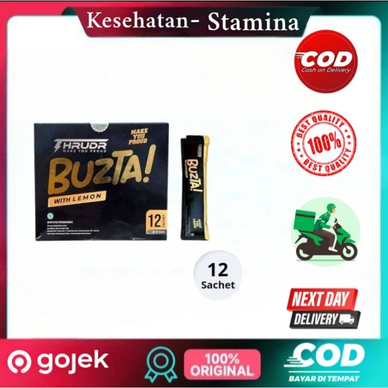 

Thrudr Buzta Minuman Rasa Lemon Asli Original - 1 Box