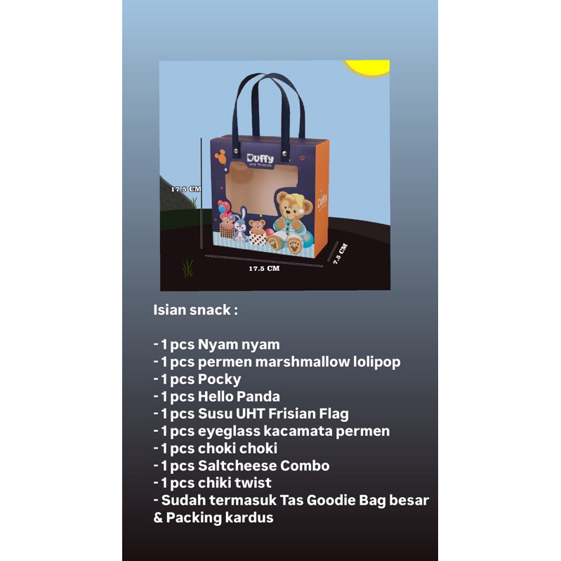 

Hampers request snack goodie bag