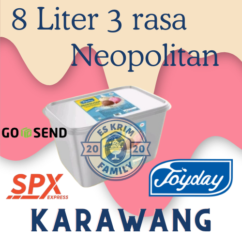 

Joyday Ice Cream 8 Liter - 3 Rasa dalam Satu Kemasan Besar!