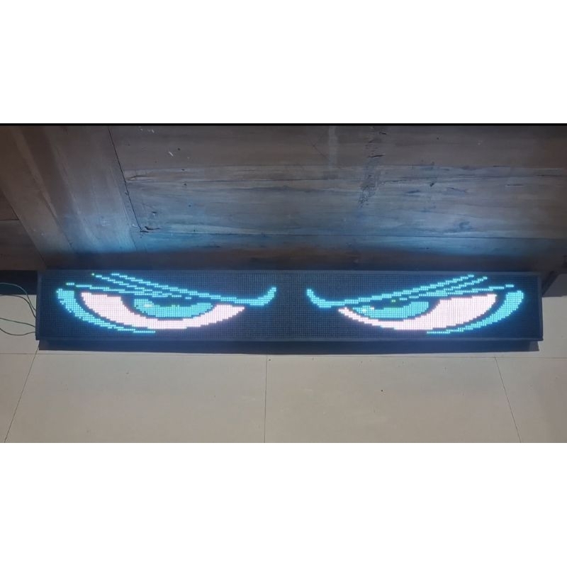 Strobo mata running text untuk bis/mobil/truk | LED strobo | Animasi mata | lampu variasi