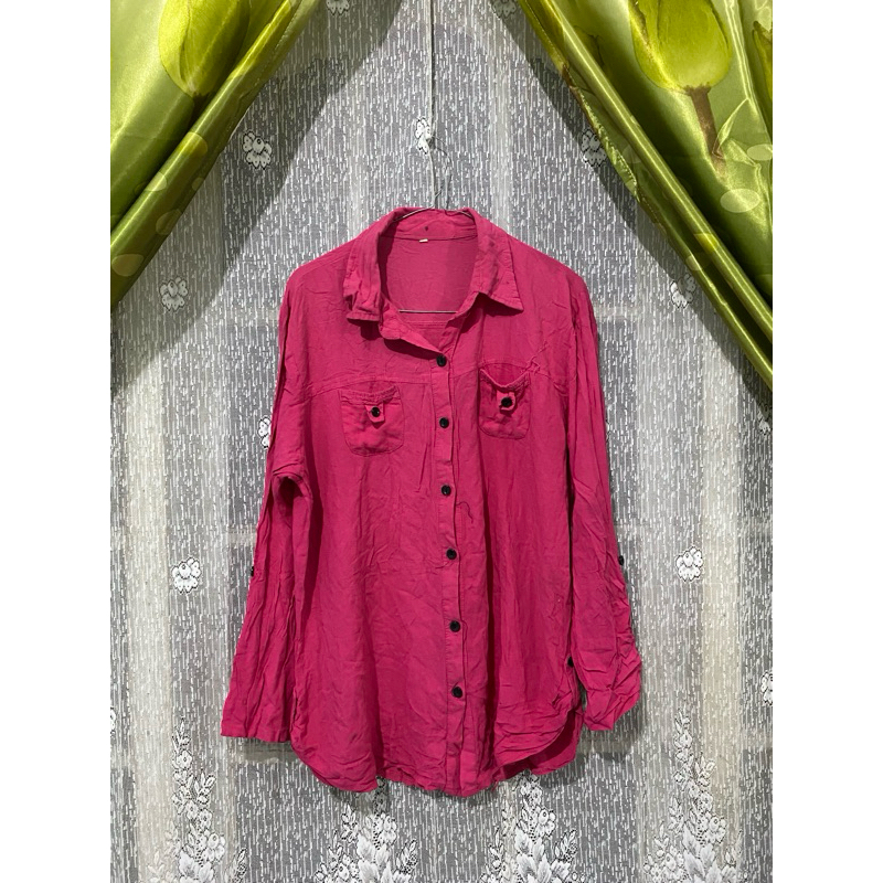 (PRELOVED) Kemeja Pink Fanta