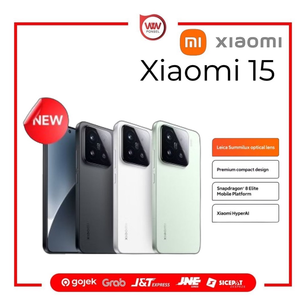 Hp Xiaomi 15 Ram 12GB Internal 512GB Garansi Resmi
