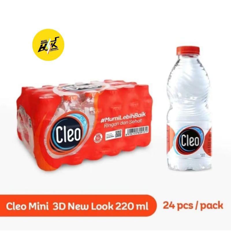 

CLEO BOTOL ISI 220 ML (1 PACK ISI 24 BOTOL) BELI 5 PACK DISKON SAMPAI 30 RB (TERMURAH)