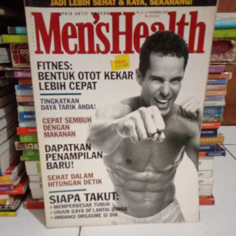 MAJALAH MENS HEALTH NO 11 NOVEMBER 2002