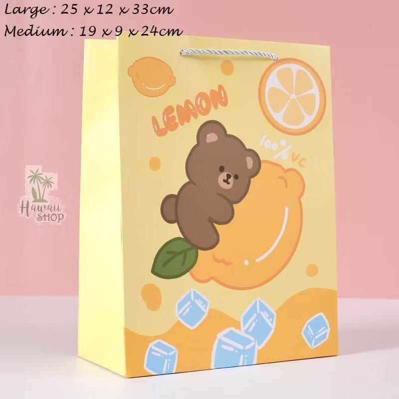 

paperbag import karakter | paper bag premium | motif E | paperbag jogja