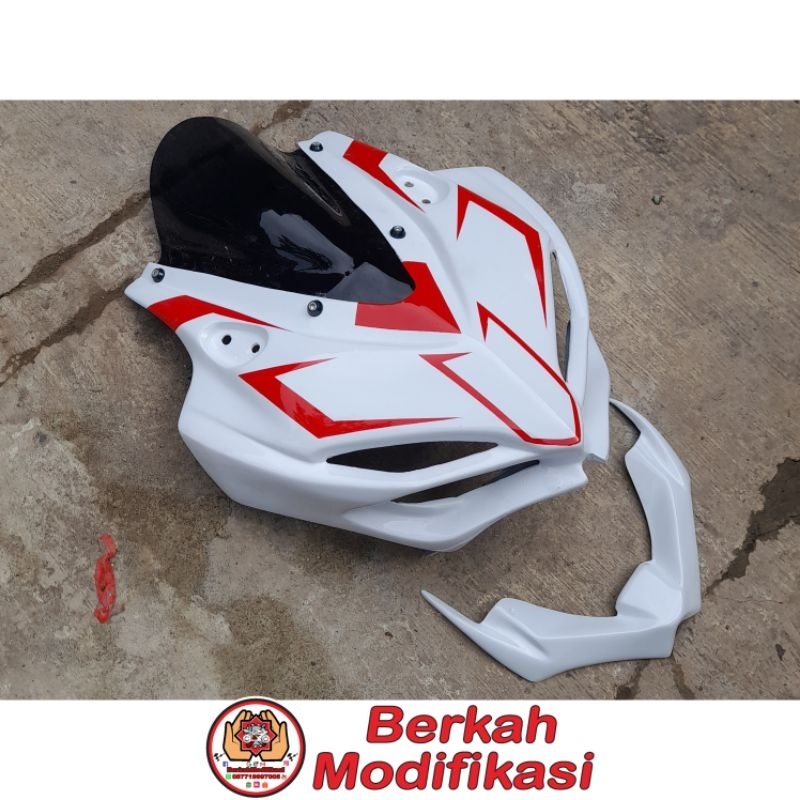 Topeng Kedok Cover Lampu Visor Model CBR250RR Winglet Honda CBR150R Lokal K45 2014-2015