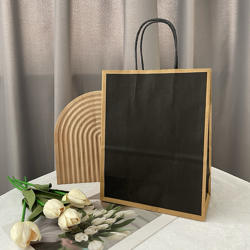 

[goldenlove] PAPER BAG WARNA PASTEL Polos motif bingkai