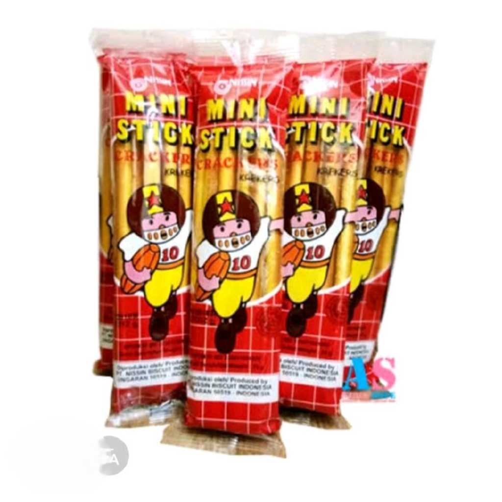 

NISSIN MINI STICK MERAH 25GRAM 10 PCS SNACK / Harga Murah