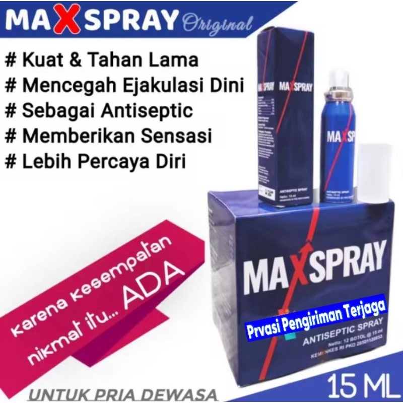 Reydokurniawan Maxspray Antiseptik 15Ml - Kuat & Tahan Lama Kesehatan & Kebersihan Vital