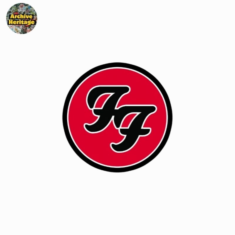 

sticker Foo Fighter band logo FF rock david grohl stiker