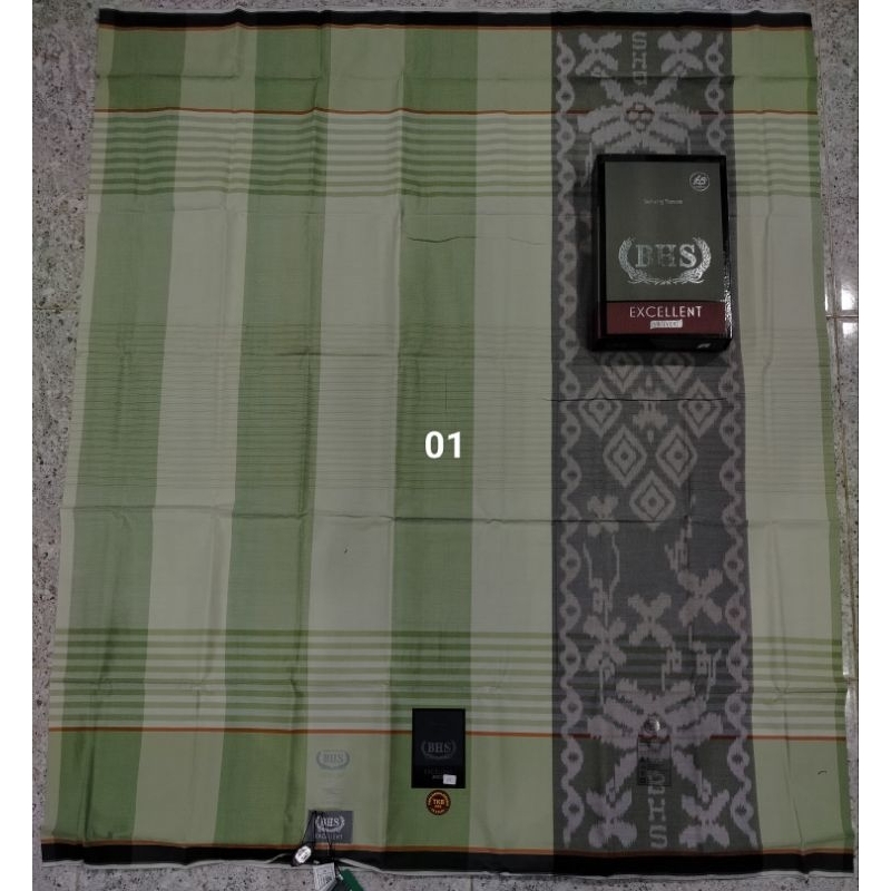 Sarung BHS Excellent TKB Silver Lawas Premium Mercerized Bertanda tangan Limited (COD)