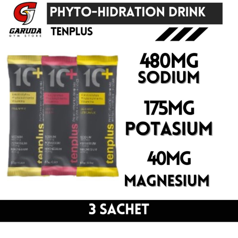 

Tenplus 10+ Phyto - Hydration Drink 3 Sachet Minuman Elektrolit Electrolytes