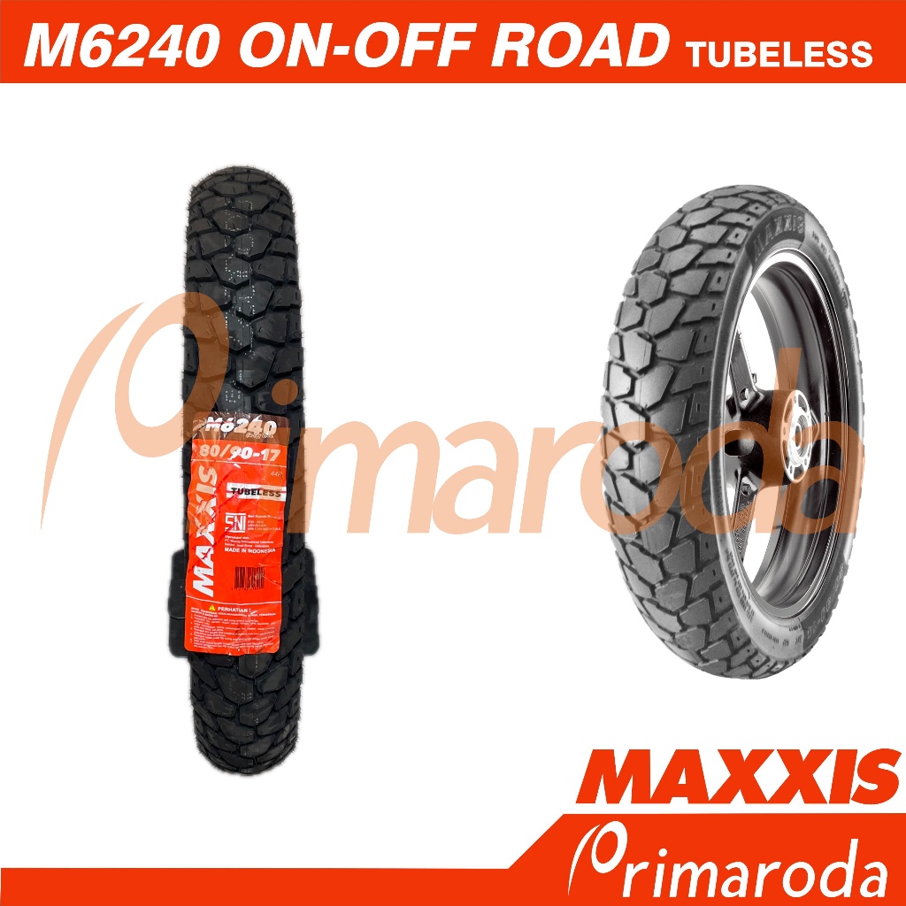 Ban Belakang Honda Supra X 125 Tubeless 80/90-17 Maxxis M6240 On-Off Road