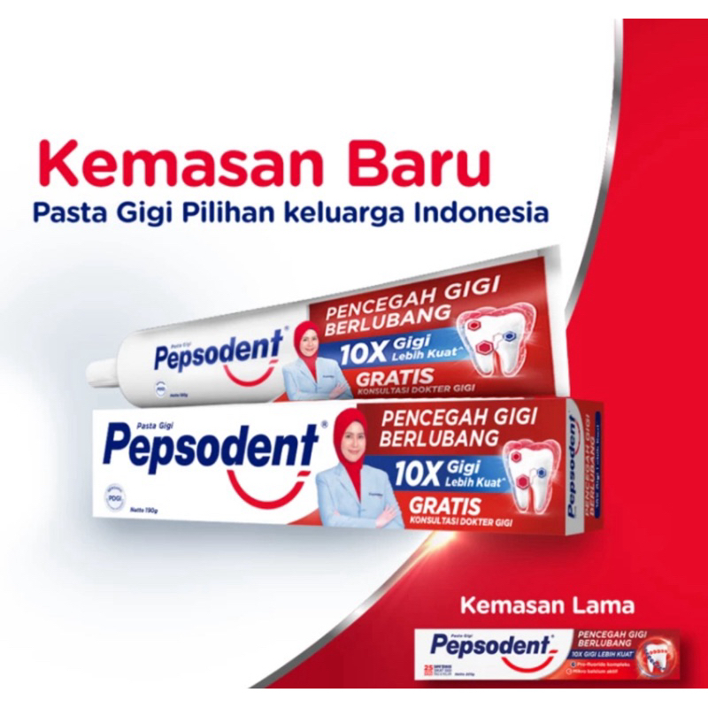 PEPSODENT PASTA GIGI ODOL WHITE 25gr// UKURAN KECIL COCOK UNTUK TRAVELING