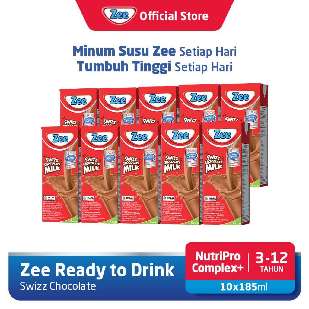 

Zee UHT Swizz Chocolate Milk 185ml (10 Pack)