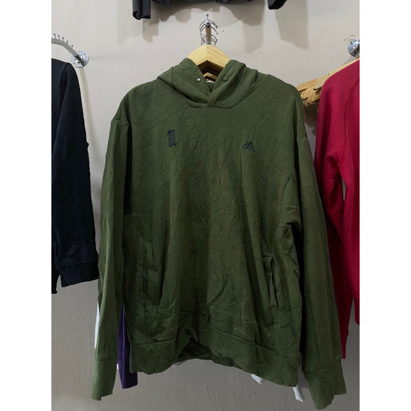 159 Hoodie Adidas Hijau tua
