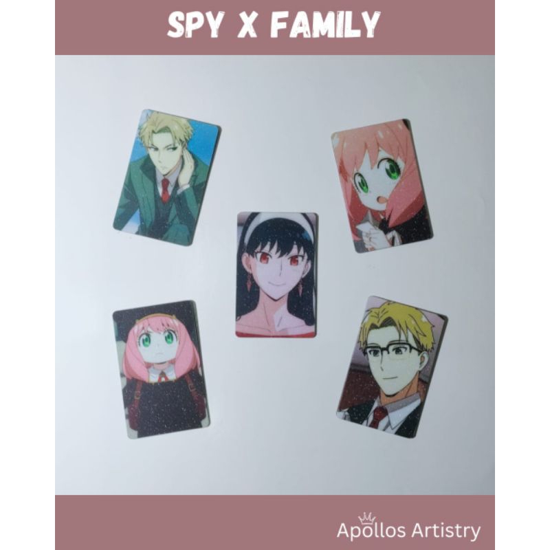 Photocard Magnetic Anime Spy X Family/hologram