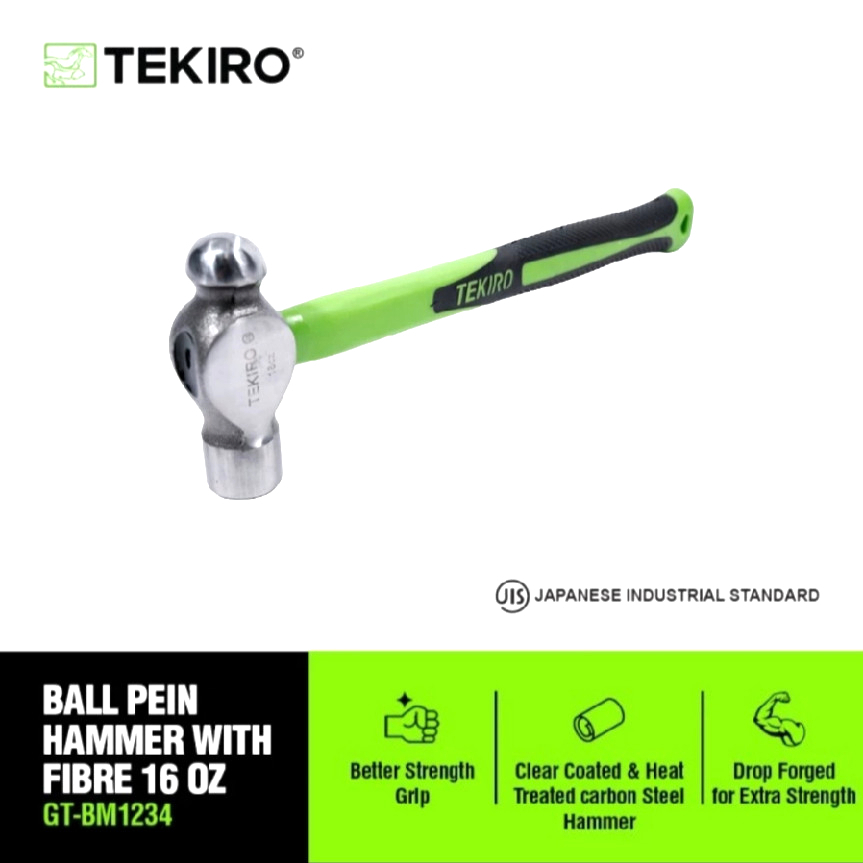 TEKIRO PALU KONDE UKURAN 8 16 24OZ / BALL PEIN HAMMER FIBRE 8-16-24 OZ ORIGINAL / TEKIRO PALU KONDE 