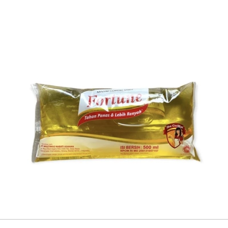 

MINYAK GORENG SAWIT FORTUNE 500 ML