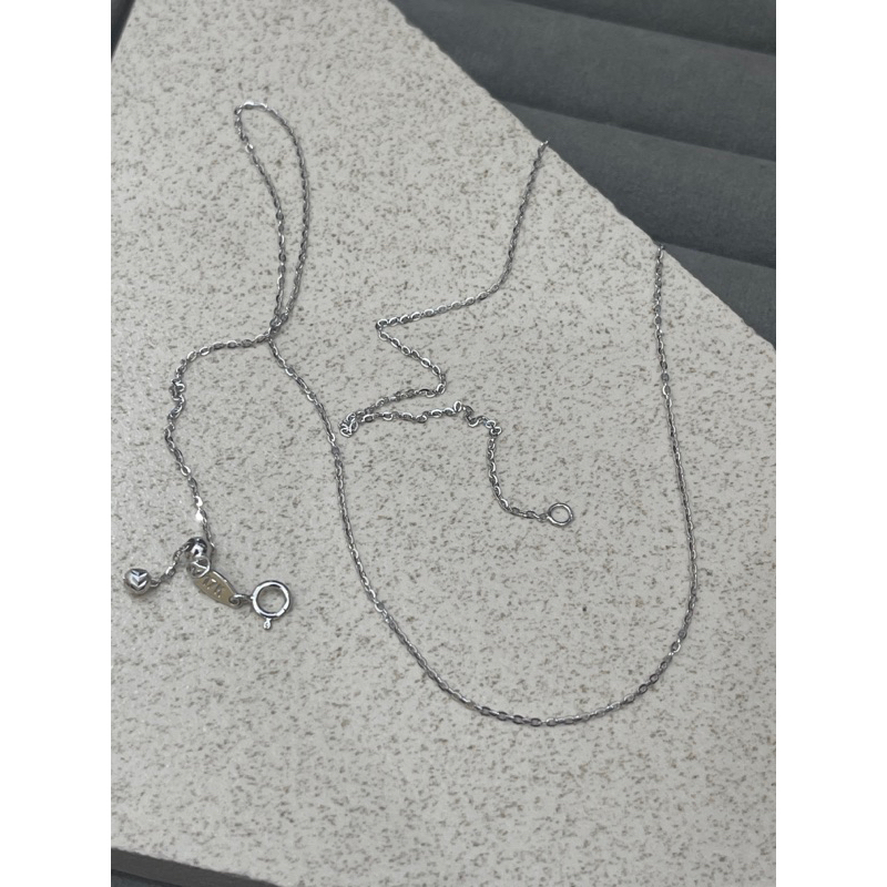 Kalung jedar white gold emas asli kadar 750 kalung emas putih serut