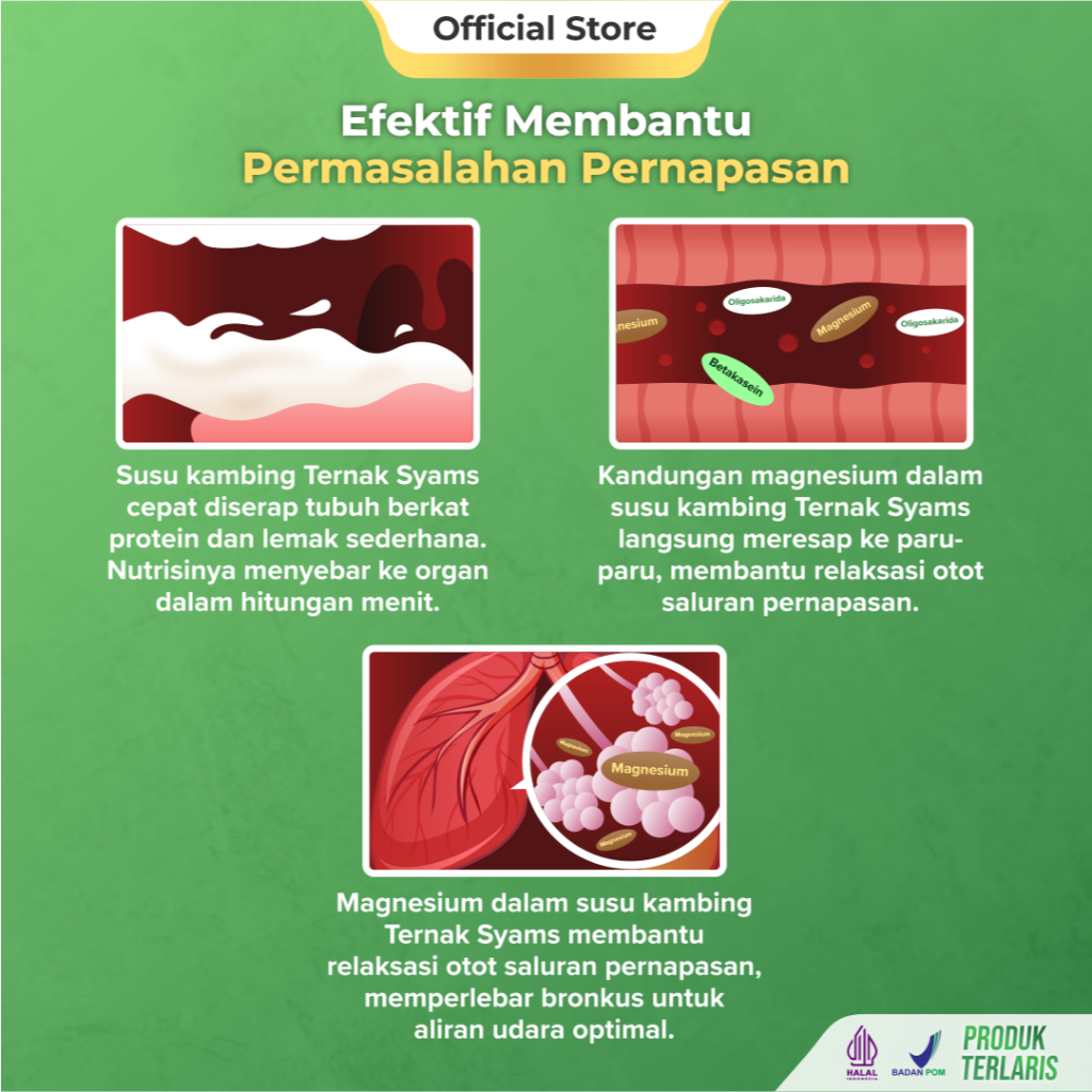 

New // Ternak Syams - 2In1 Package High Immune Max Calcium Mendapatkan Susu Kambing Etawa Original