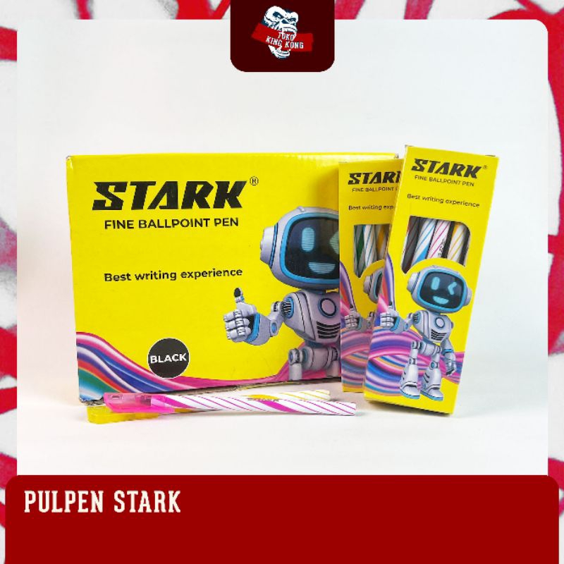 

Pulpen Ulir M2000 Stark Hitam Murah 0.9mm Grosir per kotak