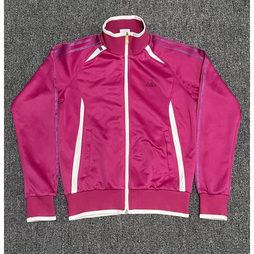 Jaket Tracktop Adidas 3 Stripes Size S Fulltage Pink
