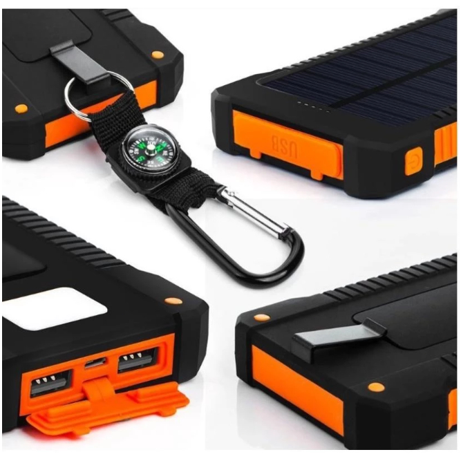 TERPOPULER [Stok Tersedia/COD]50000/100000 MAh Powerbank Robot Power Bank Solar Cell Tenaga Surya