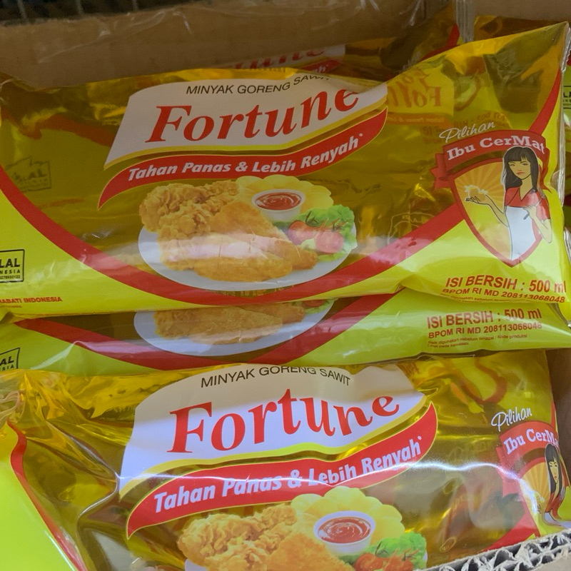 

Minyak goreng fortune 500ml bantal