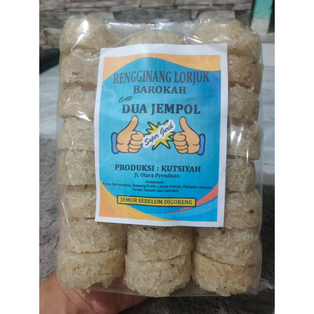 

Rengginang lorjuk mini isi 40 PCS LEBIH GURIH (FREE BUBBLE)