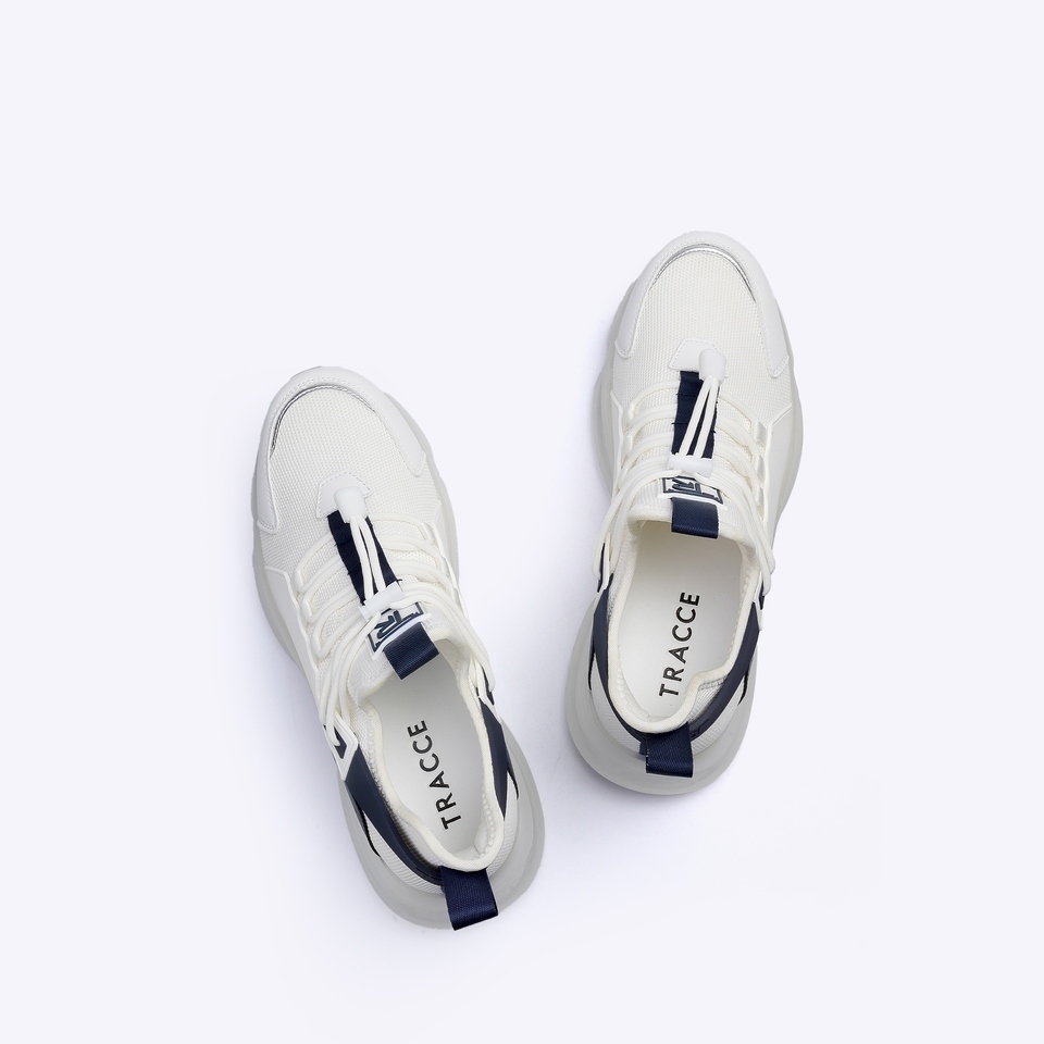 Everbest TRACCE Zachary Sneakears Pria White & Navy