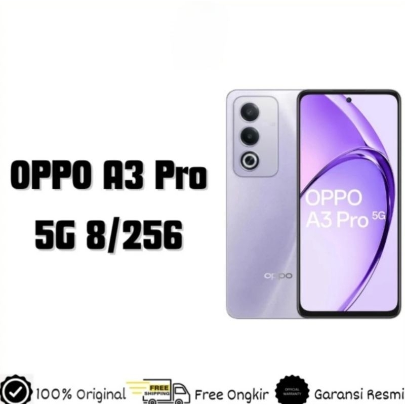 oppo a3 pro 5g ram 8/256 New segel