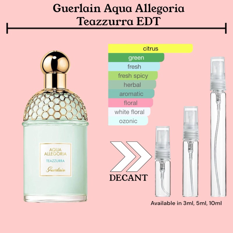 Decant Parfum Guerlain Aqua Allegoria Teazzurra EDT