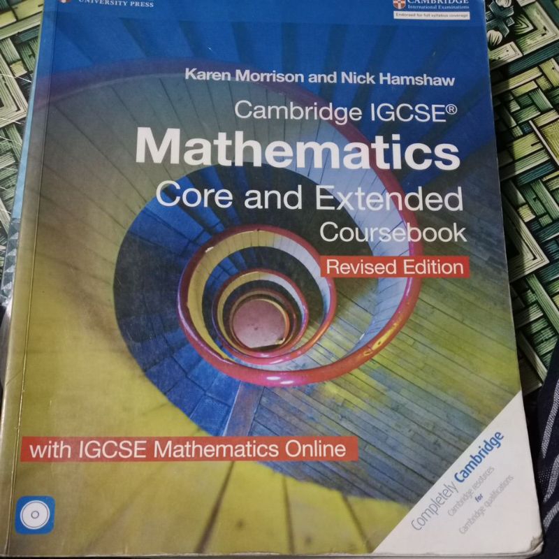 Cambridge igcse mathematics core and extended coursebook