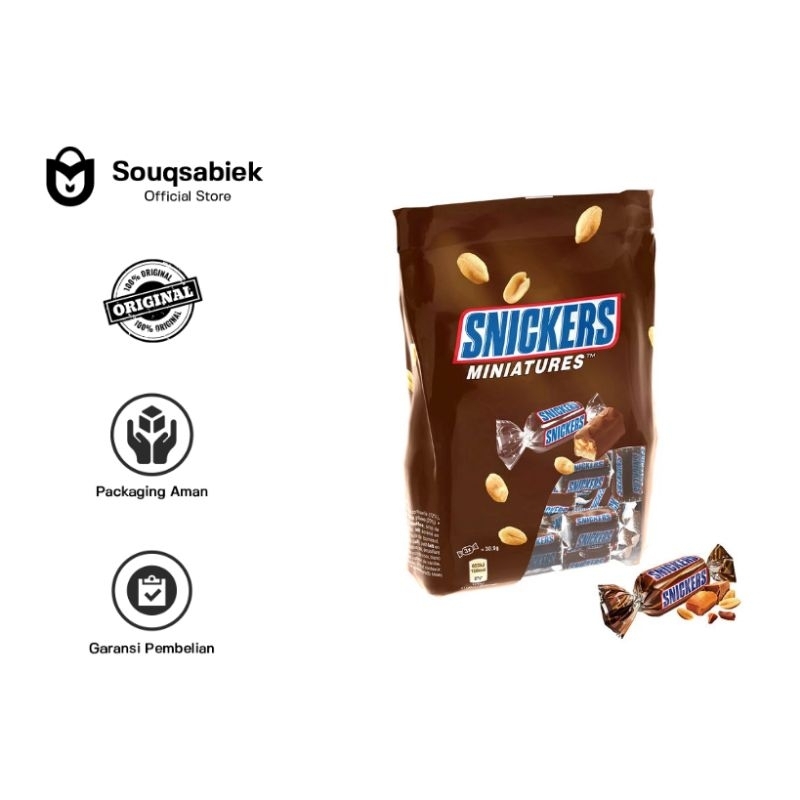 

COKELAT SNICKERS MINIATURES 150 GRAM