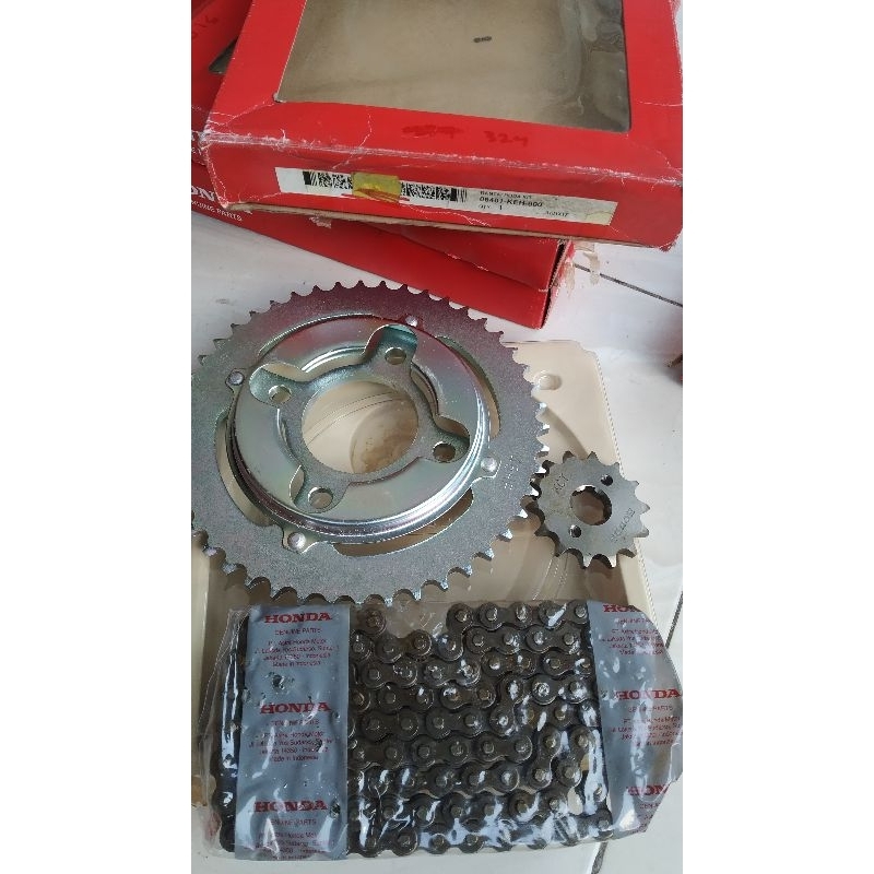 Gear gir set girset rantai Gl Pro Gl max Neotech Megapro Primus lama KEH Orii