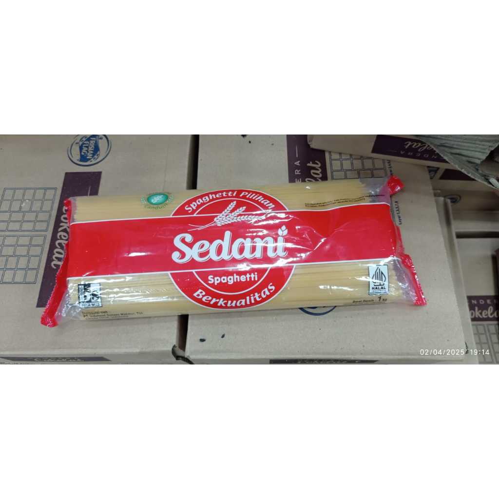 

SEDANI SPAGHETTI PACK 1KG - PER KARTON ISI 10 PCS