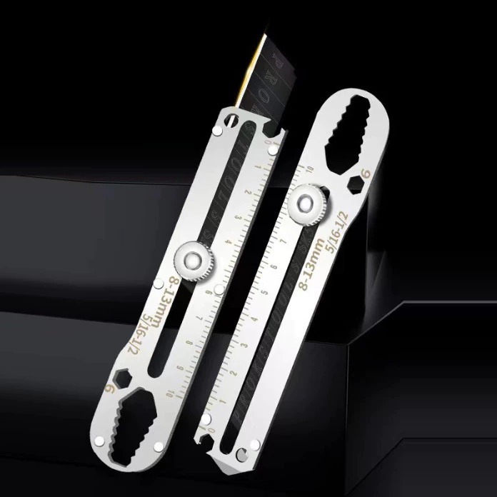 

Cutter Stainless Serbaguna / Alat Pemotong Keras Anti Karat / Pembuka Tutup Botol / Pemotong Multifungsi Anti Karat