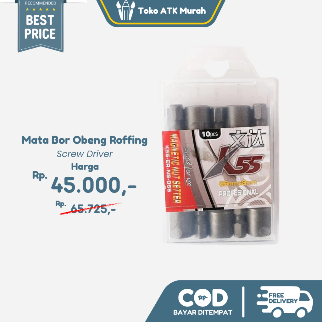 Mata Bor Obeng Roffing Mata Bor obeng Kembang / Screw Driver