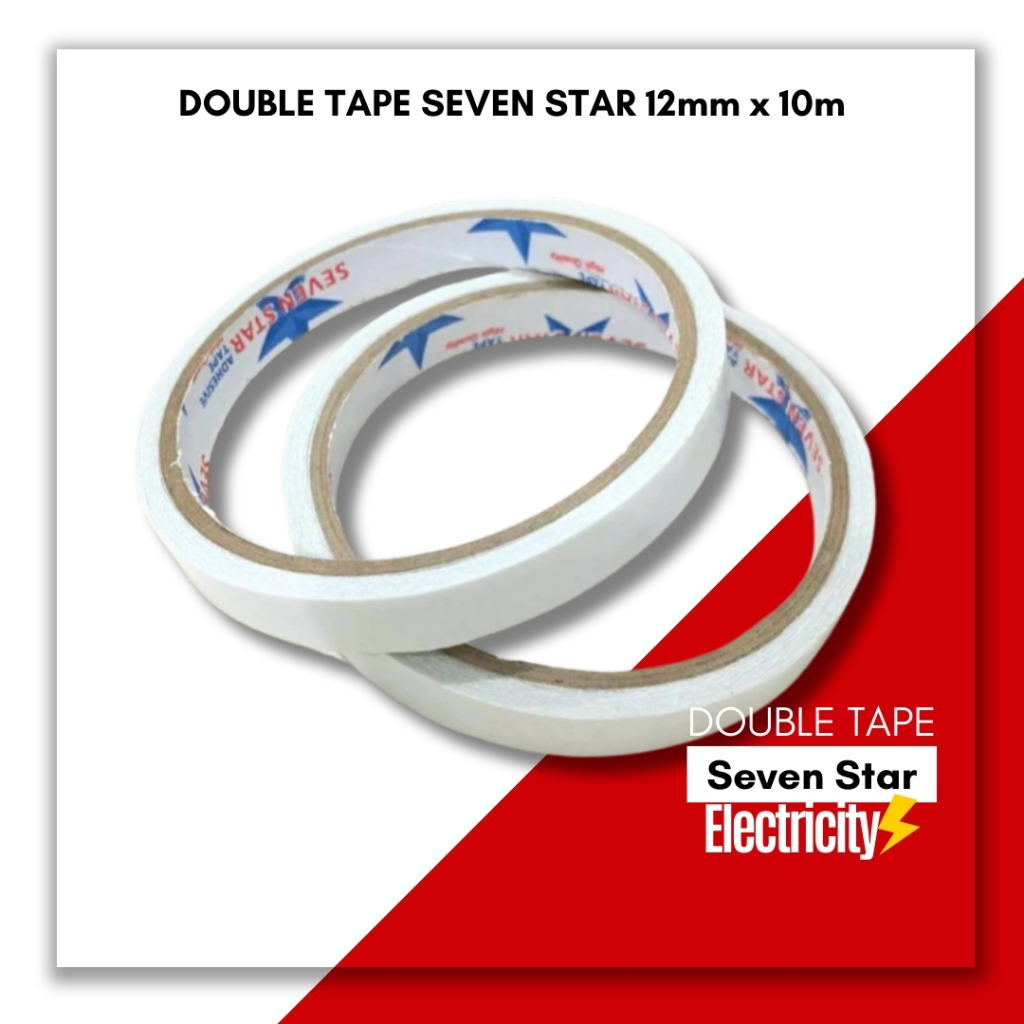 

Seven Star Tali Daya Pintu Double Tape 12mm x 10m